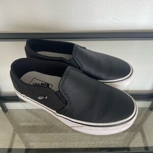 Women’s Vans Asher Perforated Slip On Shoes